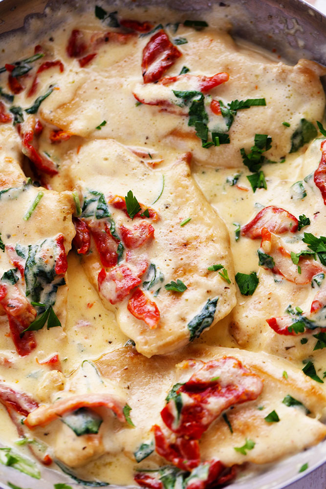 Creamy Tuscan garlic chicken you have to make!