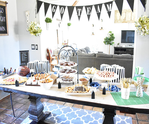 Elegant and Fun Game Day Celebration