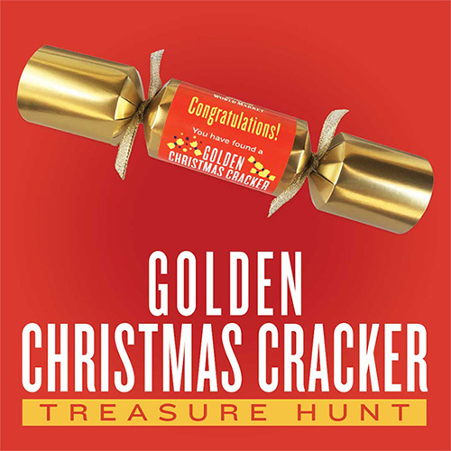 Golden Christmas Cracker Treasure Hunt