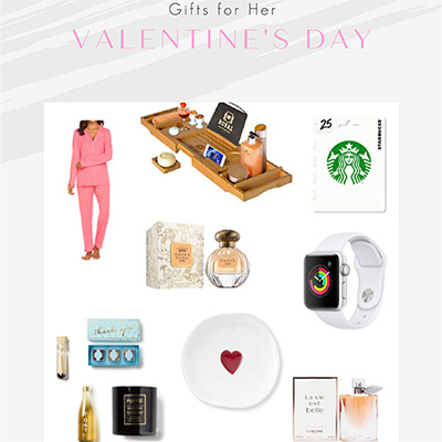 Valentine’s Day Gift Guide For Her 2020