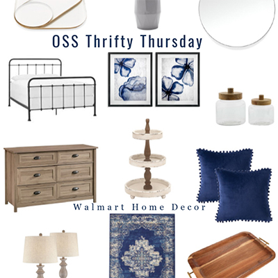 OSS Thrifty Thursday-Walmart Decor