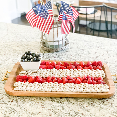 Patriotic July 4th Dessert Tray