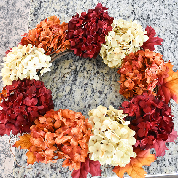 how to make an easy fall wreath