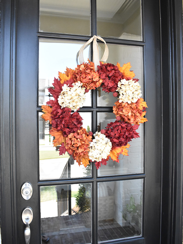 how to make an easy fall wreath