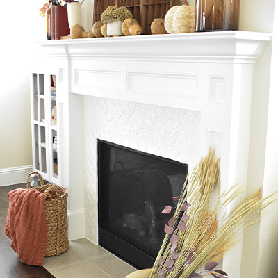 How to Update an Ugly Fireplace with Paint