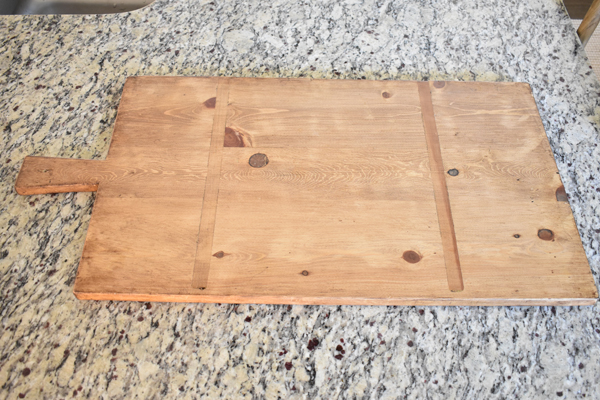 Cutting board for charcuterie