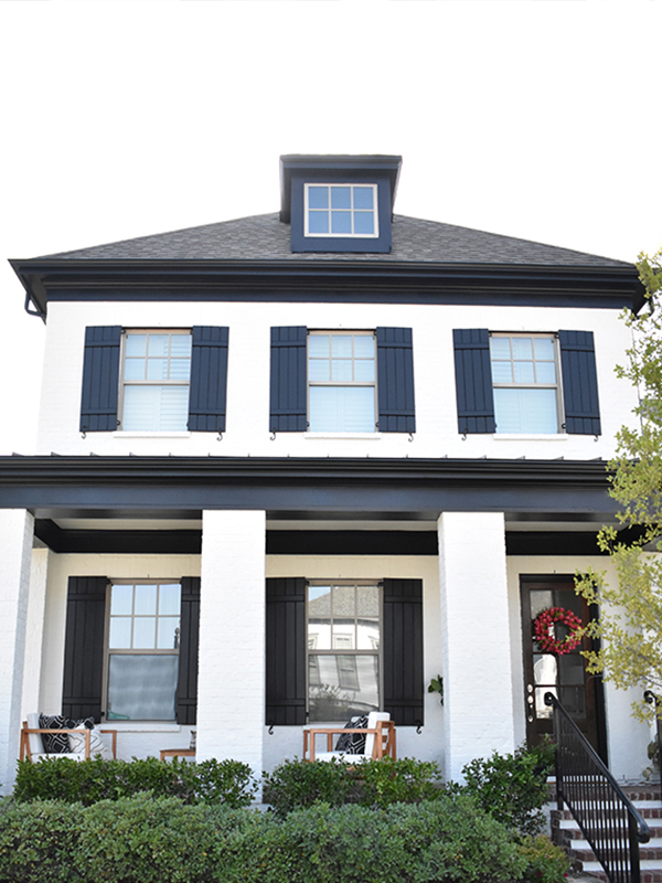 wake up your home exterior with paint, white and black house