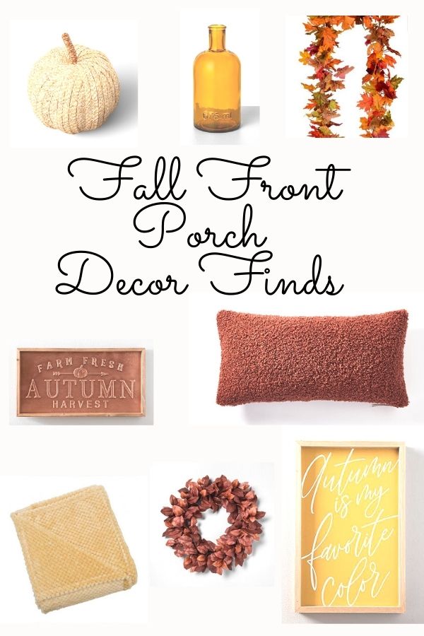 fall front porch decor finds