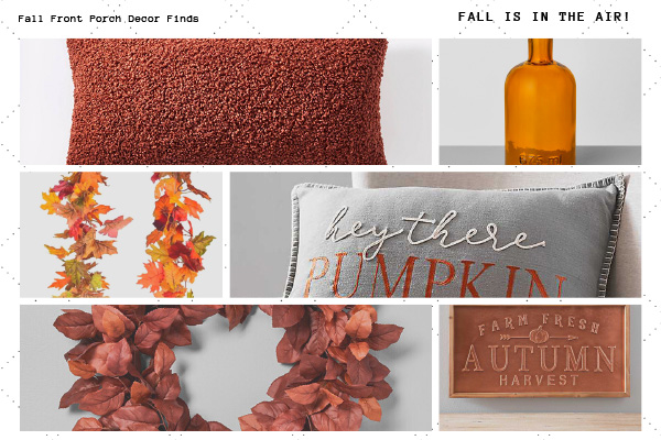 fall front porch decor finds