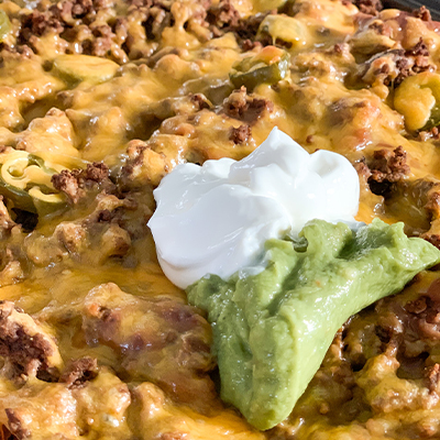 Ultimate Beef and Bean Nachos