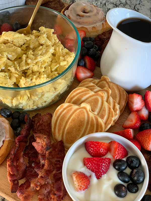 yummy breakfast charcuterie board