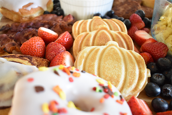 yummy breakfast charcuterie board