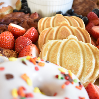 Yummy Breakfast Charcuterie Board