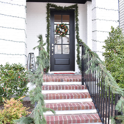 Our First Christmas Porch at Tucker Hill